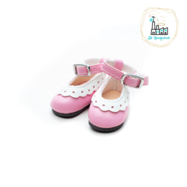 Schoentjes voor Amigurumi Poppetjes Roze met enkelbandje