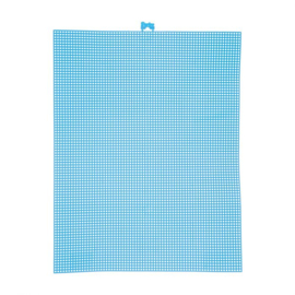 Darice • Plastic Stramien 26x34cm Neon Blauw Mesh:7