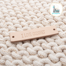 LEREN LABEL I LOVE CROCHET