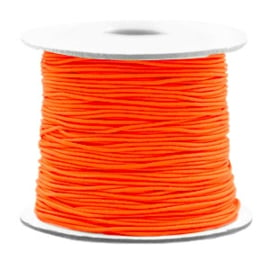 Gekleurd Elastiek Neon Oranje