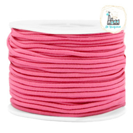 Rol Koord Elastiek 40 meter 2 MM Fuchsia