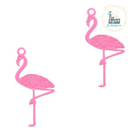 Bedel bohemian flamingo pink 22 mm x 11 mm