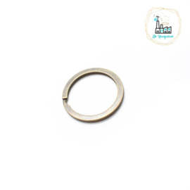 Sleutelhanger ring 30 mm Brons Kleurig