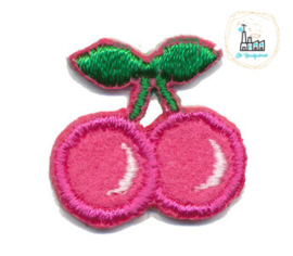 Applicatie kersen Roze 2,5 cm x 2,5 cm