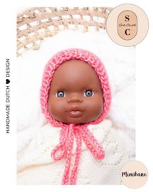 MINIKANE Bonnet Mutsje Roze