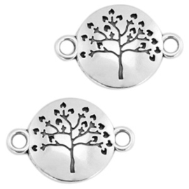 Tree of life Metal Label 23 mm x15 mm