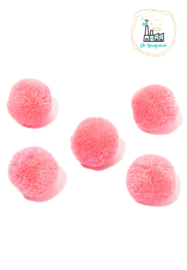 Pompon 20MM Fluor Roze