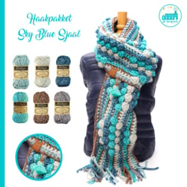 Haakpakket Sky Blue Sjaal