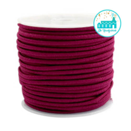 Bordeaux Elastic Cord 25 mm per meter