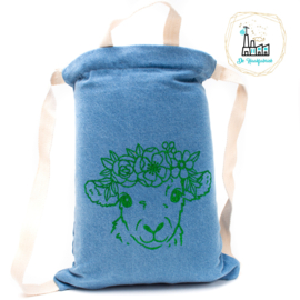 PROJECT BAG Jeans Licht Schaap Groen Glitter