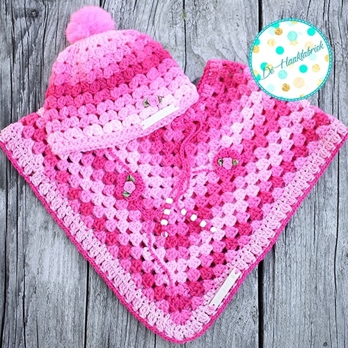 Crochet Pattern Baby Poncho