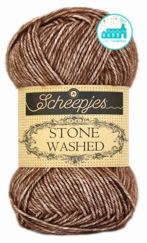 Scheepjes Stone Washed - 822 - Brown Agate