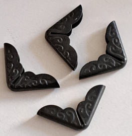 Metalen Hoekjes mini - Zwart