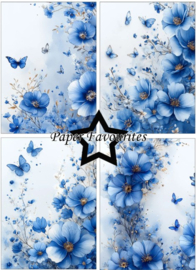 Paper Favourites - Blue Flowers