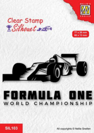 Clearstempel - Silhouette Formule 1 - 2