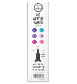 Duo acrylic markers Purples Essentials nr.29     #PRE ORDER#
