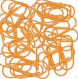 Mini Paperclips Tangerine