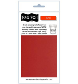 Wow! Fabulous Foil Red