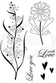 Rustic Hearts - Clearstamps