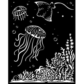 Songs of the Sea Jellyfish - Thick Stencil