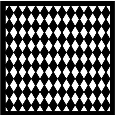 Alice in Christmas - Rhombus Pattern