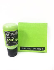 Island Parrot - Dylusions Paint Flip Cap Bottle