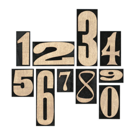 Tim Holtz Number Blocks