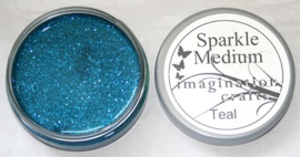 Teal - Sparkle Clear Gel