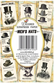 Decorer mini Paper Pack - Men’s Hats