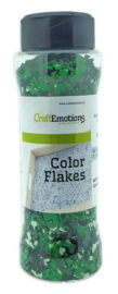Color Flakes - Graniet Groen Zwart
