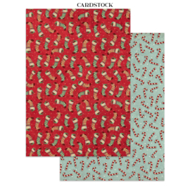 Classic Christmas - Junk Journal Stickers, Backgrounds, Cut-Outs