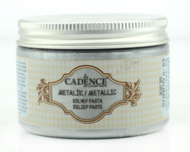 Zilver - Cadence Metallic Reliëf Pasta