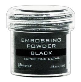 Embossing poeder -  Super Fine Black