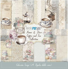 Papers for You - offee and Tea Midi Scrap Paper Pack