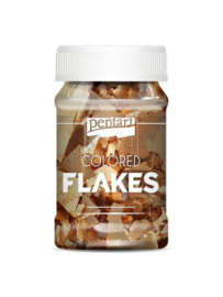 Gekleurde Flakes - Rose Goud