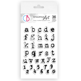 Reporter Lowercase Alphabeth - Clearstamp