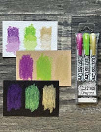 Tim Holtz Distress Halloween Crayon Pearl Set #4