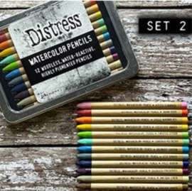 Distress Watercolor Pencils - Kit #2