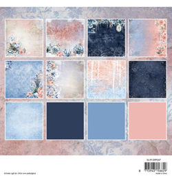 Designer Paper Pad Backgrounds Frozen Flowers nr.267
