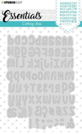Cutting Die Stencil Alphabet Essentials nr. 355 - Stans