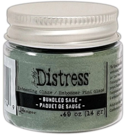 Bundled Sage - Distress Embossing Glaze Powder