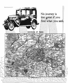 Tim Holtz Cling Stamps - Road Trip