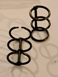 Boekbindersring 2x3 - Brass