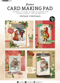 Card Making Pad Vintage Christmas Essentials nr.10