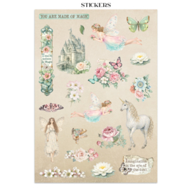 Wonderland - Junk Journal Stickers, Backgrounds, Cut-Outs