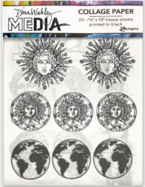MEdia Collage Paper Antiquities