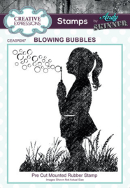 Blowing Bubbles - Clingstamp