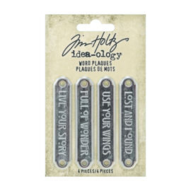 Tim Holtz Word Plaques