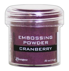 Embossing poeder -  Cranberry Metallic