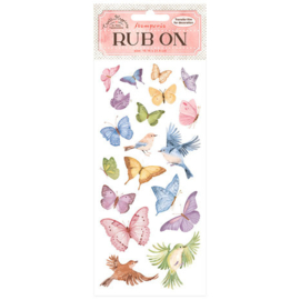 Create Happiness Welcome Home Rub-On - Butterflies